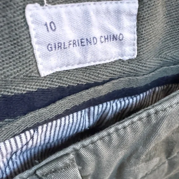 GAP Cropped Chinos in Olive Camo - Picture 5 of 7